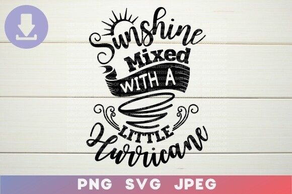 A Little Hurricane,Funny Baby SVG