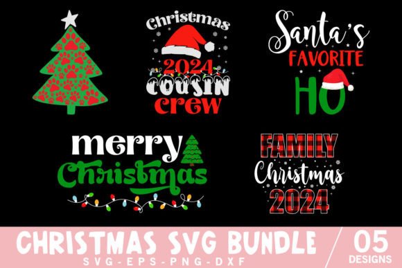 Christmas SVG T-Shirts Bundle