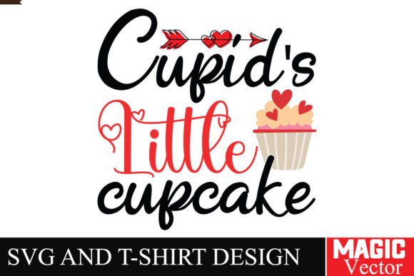 Cupid's Little Cupcake SVG Cut File
