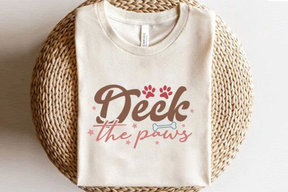 Deck the Paws Funny Dog Christmas SVG