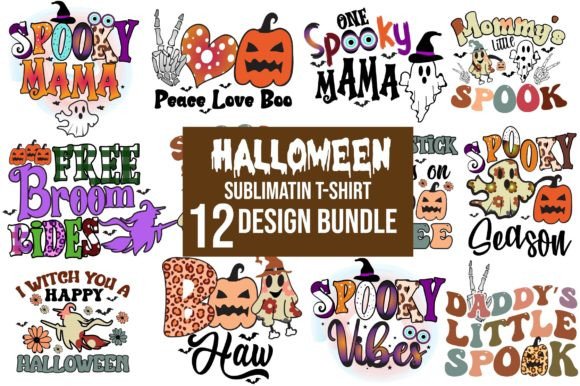 Halloween Sublimation Design Bundle