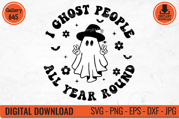 I Ghost People All Year Round SVG PNG