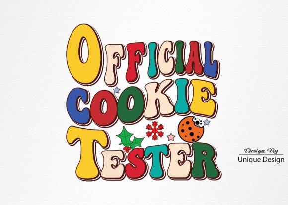 Official Cookie Tester, Christmas Design
