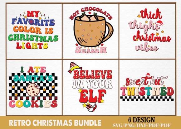 Retro Christmas Design Bundle