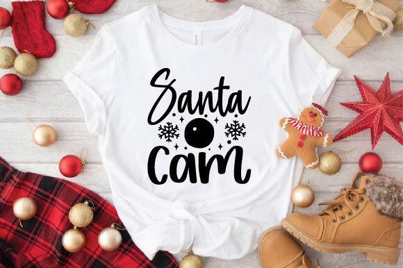 Santa Cam, Funny Christmas SVG